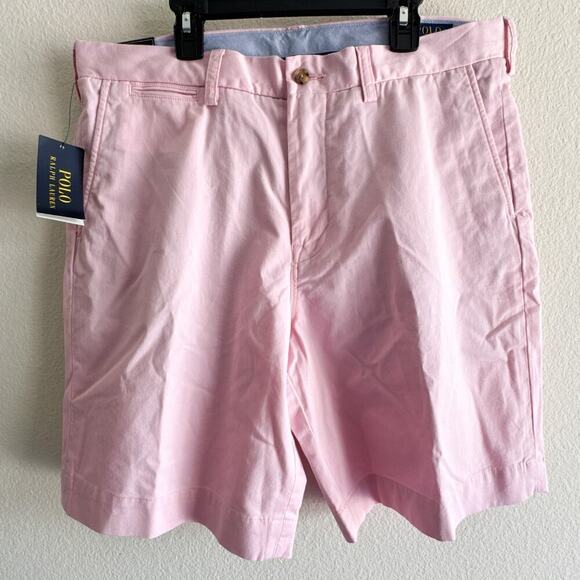Polo Ralph Lauren Other - Polo Ralph Lauren Stretch Classic Fit Pink Chino Shorts Men’s Size 34 NWT